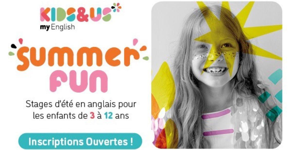 KIDS&US, stages d'été pour les enfants de 3 à 10 ans, Versailles (78)