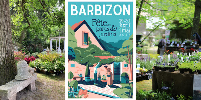 Fête des parcs et jardins à Barbizon, Seine-et-Marne, Ile-de-France 