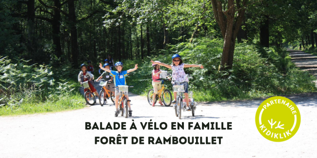 Balade à vélo en famille en forêt de Rambouillet