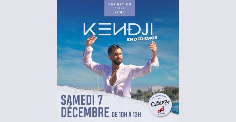 Kendji Girac en séance de dédicaces à One Nation Paris Outlet (78) |  Kidiklik