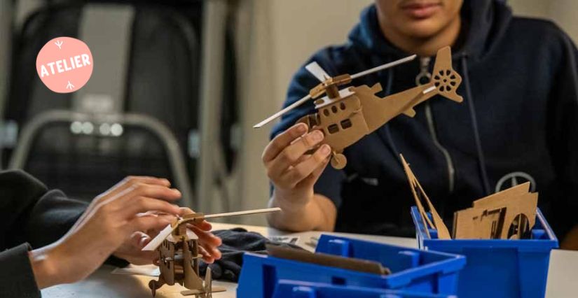 Atelier famille au musée de l'Air et de l'Espace