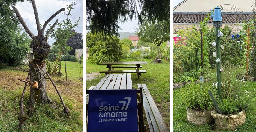 Balade avec les enfants dans le jardin pédagogique du musée départemental de la Seine-et-Marne