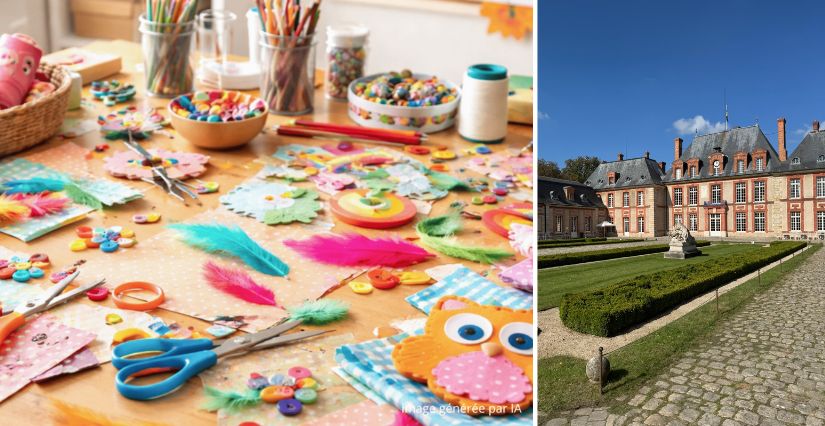 Atelier créatif au château de Breteuil