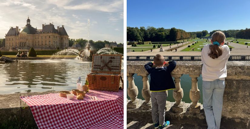 Panier pique-nique à réserver en famille à Vaux-le-Vicomte