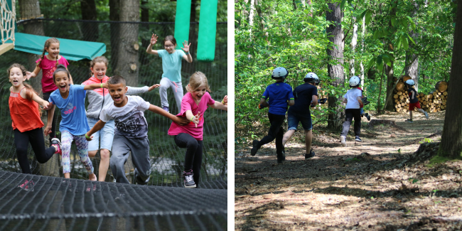 Anniversaire enfant au parc Aventure Floreval