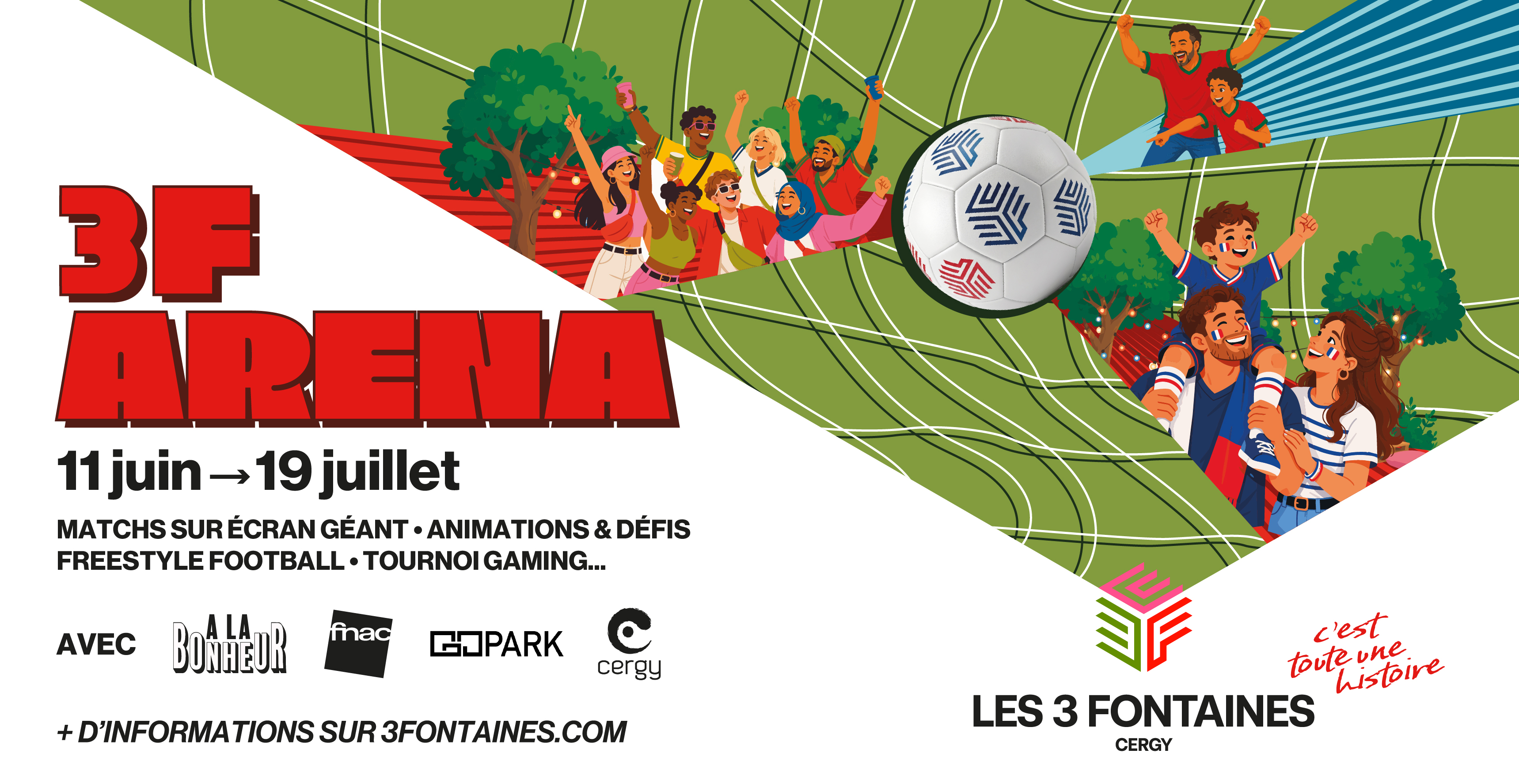 Animations autour du football au centre commercial Les 3 FONTAINES 