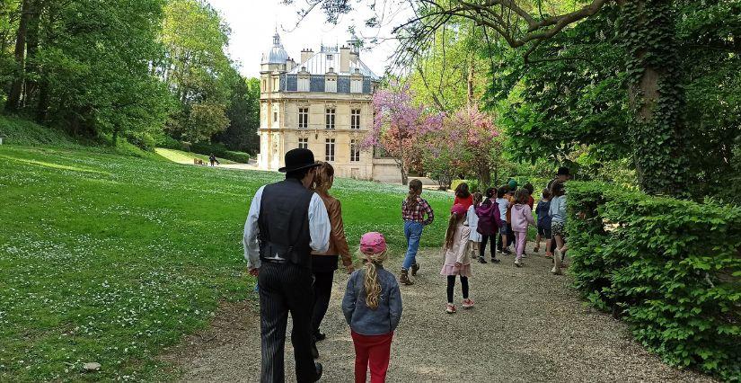 Enfants fêtant un anniversaire au Château de Monte-Cristo dans les Yvelines 78
