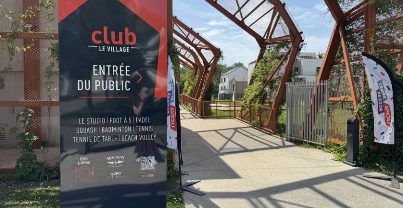Entrée du Club le Village Montigny 78
