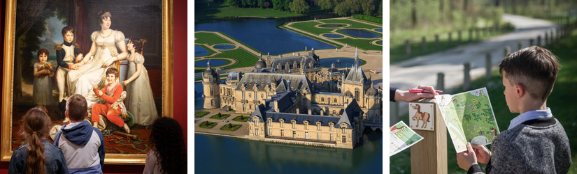 Anniversaire enfant au Château de Chantilly