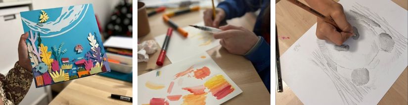 Les stages des vacances dans l'Atelier de Sandra