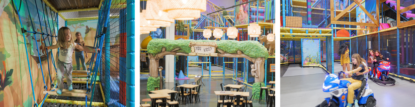 Enfants profitant des espaces de jeux du Trampoline Park Paris Palaiseau