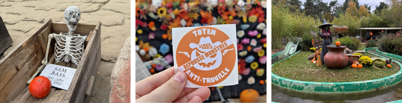 Décors Halloween à la Mer de Sable