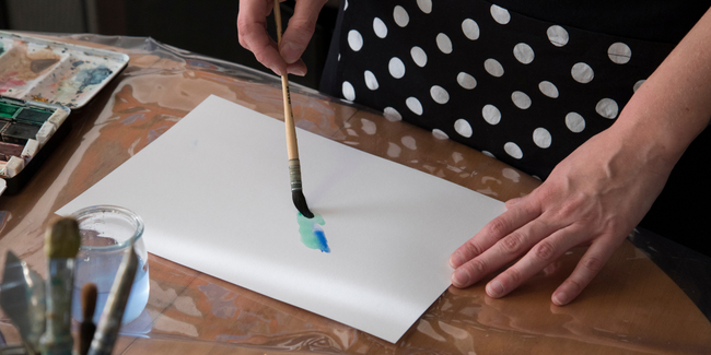 Atelier d'initiation à l'aquarelle pour enfants au musée de l'Hôtel-Dieu (78)