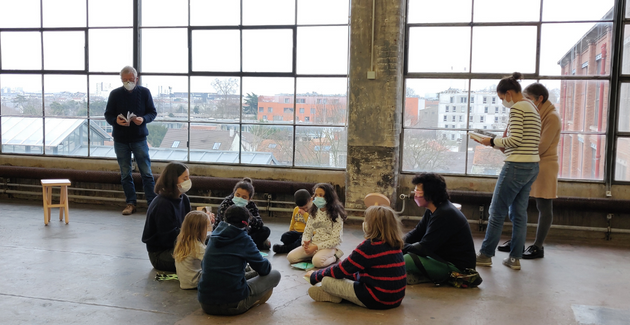 Atelier goûter en famille au Crédac à Ivry-sur-Seine