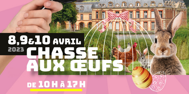 Chasse aux œufs de Pâques au Domaine de Dampierre-en-Yvelines (78)