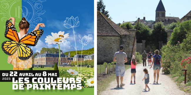 Les couleurs du printemps : animations des vacances au Domaine de Dampierre-en-Yvelines