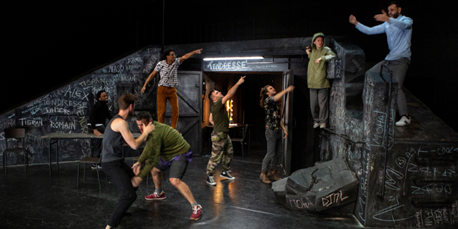 La tendresse, théâtre avec les ados à l'Orange Bleue, Eaubonne (95)