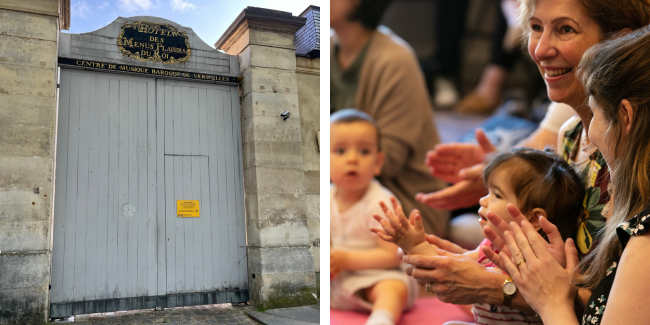 Bébé baroque au CMBV, atelier musical pour les tout-petits à Versailles (78)