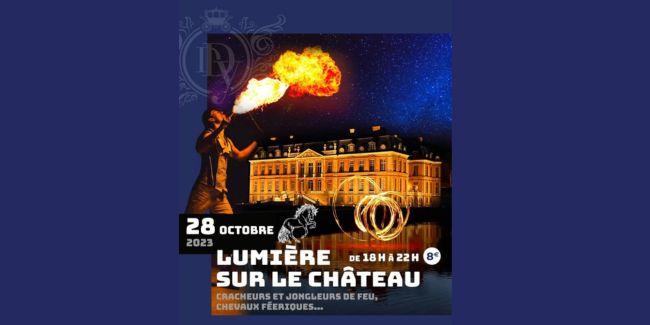 Nuit des châteaux : soirée en lumière au Domaine de Dampierre-en-Yvelines (78)