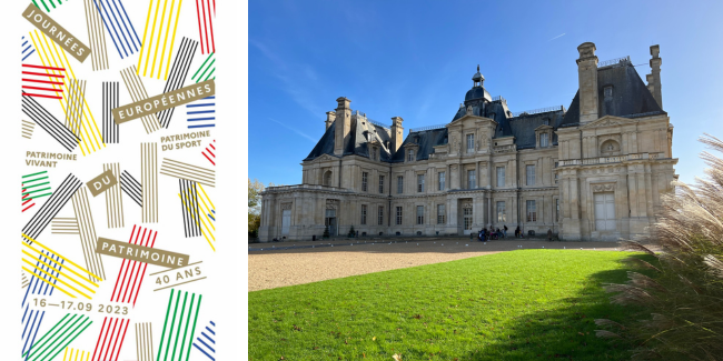 Journées du patrimoine au château de Maisons : démonstration et initiation à l'escrime (78) Journées européennes du patrimoine au château de Maisons : démonstration et initiation à l'escrime (78)