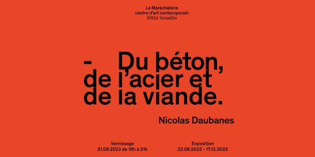 Expo d'art contemporain à Versailles Du béton, de l'acier et de la viande : expo d'art contemporain à Versailles (78)