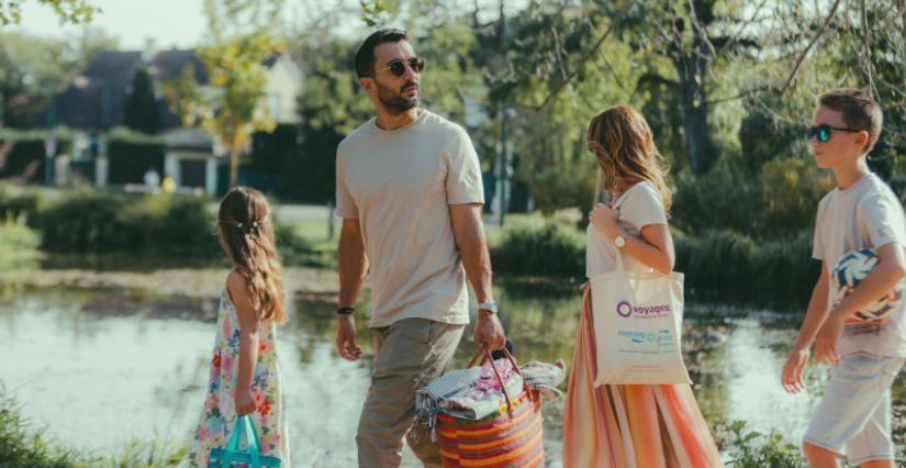 Pique-nique en famille à Aigremont, dans les Yvelines