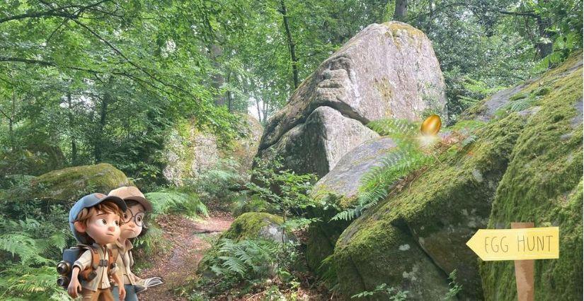 Chasse à l’œuf d’or dans le Bois Persan, à Orsay en Essonne