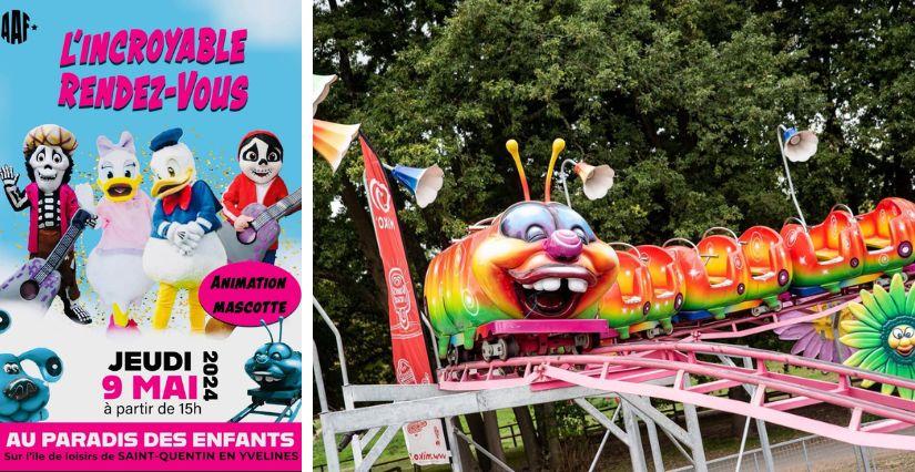 Mascottes et maquillage gratuits au Paradis des Enfants (78) Mascottes et maquillage gratuits au Paradis des Enfants (78)