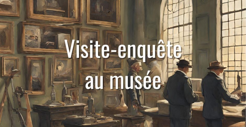 Visite enquête avec les ados au Musée Lambinet à Versailles (78)