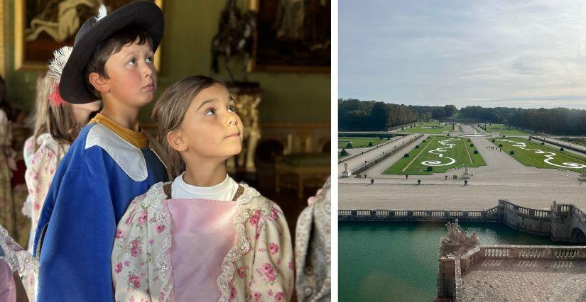 La vie de château, animation pour les enfants, Vaux-le-Vicomte (88) La vie de château, animation pour les enfants, Vaux-le-Vicomte (77)