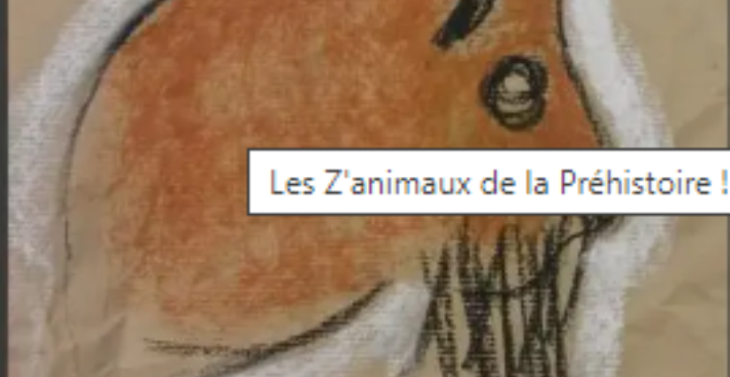 "Les z'animaux de la Préhistoire", atelier, Musée d'Archéologie Nationale, Saint-Germain-en-Laye (78)