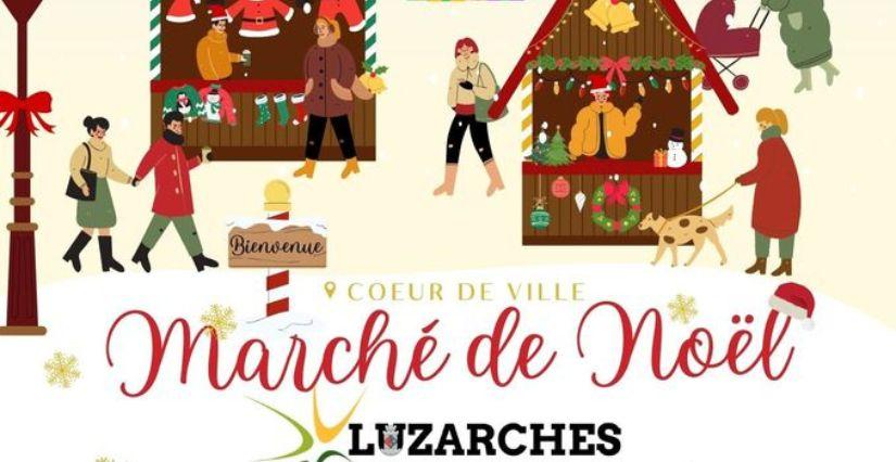 Marché de Noël de Luzarches dans le Val-d'Oise (95)