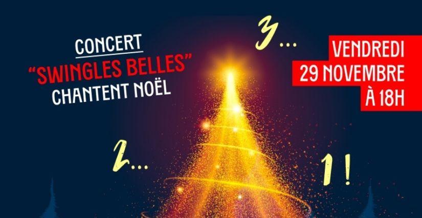 Lancement des illuminations de Noël à Poissy (78)