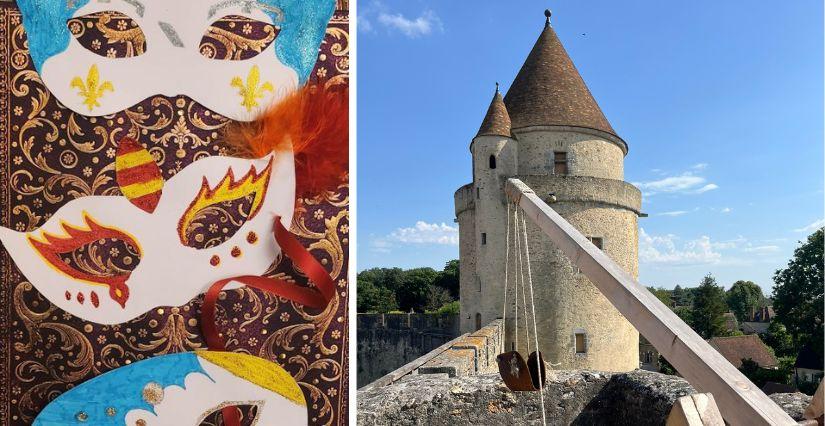 Atelier créatif pour les enfants sur le thème du Carnaval au château de Blandy (77)