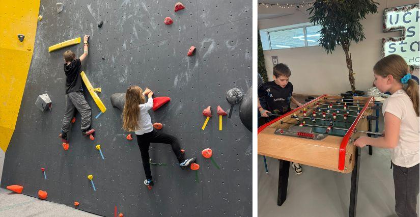 UCPA Sport Station Paris : escalade en famille ou avec les copains pendant les vacances d'hiver UCPA Sport Station Paris : escalade en famille pendant les vacances d'hiver