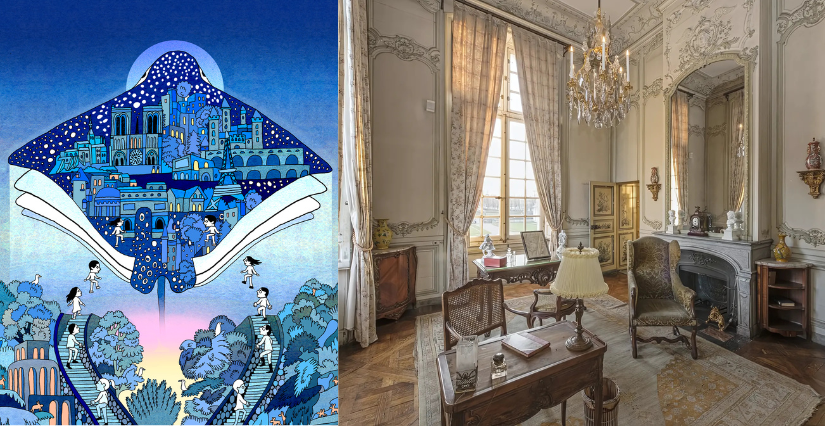 © CNL / Château de Champs-sur-Marne Nuits de la lecture : visite insolite, "Les chroniques du château", Seine-et-Marne (77)