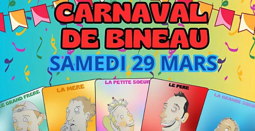 Carnaval en famille dans l'Essonne (91) Carnaval de Bineau, animations et feu d'artifice à la Ville du Bois dans l'Essonne (91)