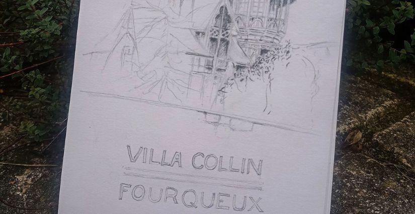 "En mot et en croquis", visite-atelier en famille à Fourqueux (78) "En mot et en croquis", visite-atelier en famille à Fourqueux (78)
