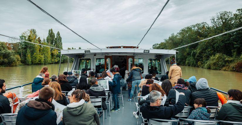 Croisière commentée en famille sur la Seine, Chatou (78)