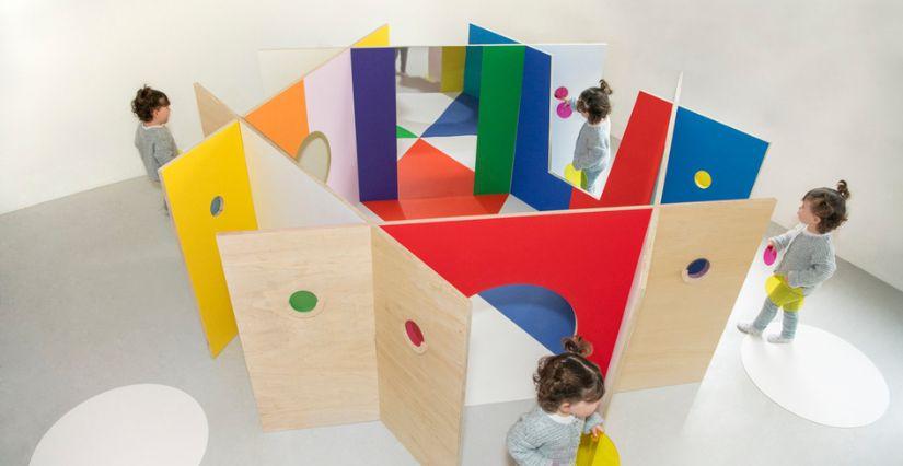 HEXACOLORE, installation immersive pour les tout-petits, Maison de la petite enfance de Taverny (95)