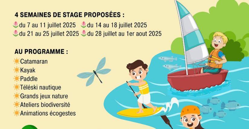 Aventure Island, stage sportif pour les 8-15 ans, Île de Loisirs de Jablines-Annet (77)