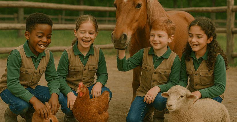 Atelier apprenti soigneur pour les enfants au Domaine de Dampierre-en-Yvelines 