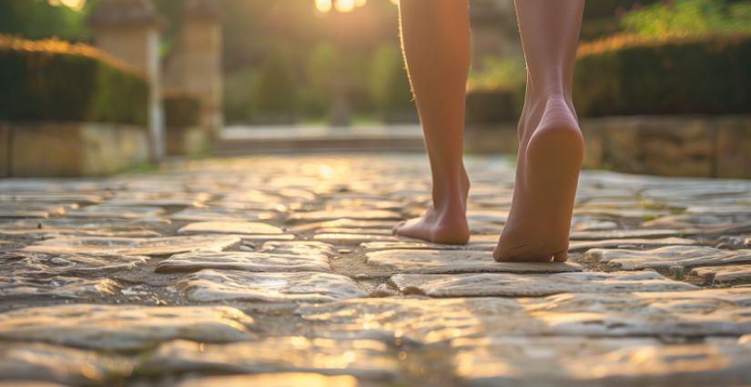 Le Sentier des Matières, parcours sensoriel pieds nus, Château de Vaux-le-Vicomte Le Sentier des Matières, parcours sensoriel pieds nus, Château de Vaux-le-Vicomte