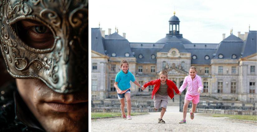 Le Mystère du Masque de Fer, enquête en famille, Château de Vaux-le-Vicomte Le Mystère du Masque de Fer, enquête en famille, Château de Vaux-le-Vicomte