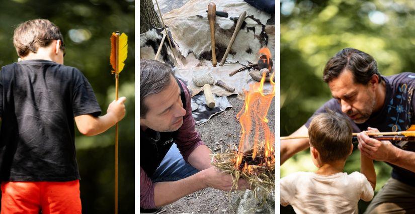 Cro-Magnon en famille, activités vacances au Musée départemental de Préhistoire d'Île-de-France (77)