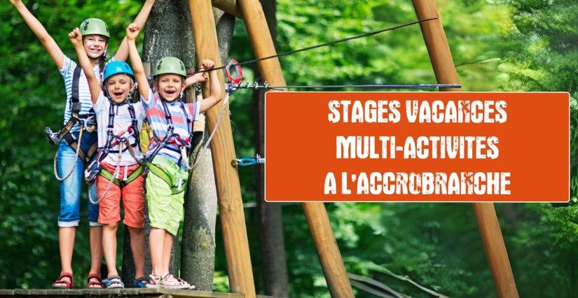 AccroCamp : stages vacances accrobranche pour enfants en Île-de-France