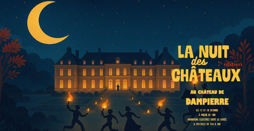 La Nuit des châteaux : visite en famille au Domaine de Dampierre-en-Yvelines (78)