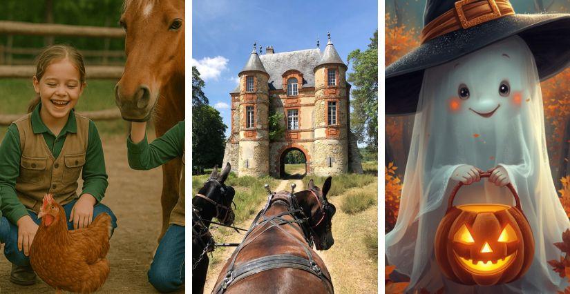 Vacances de la Toussaint au Château de Dampierre, ateliers citrouilles et autres animations en famille (78)