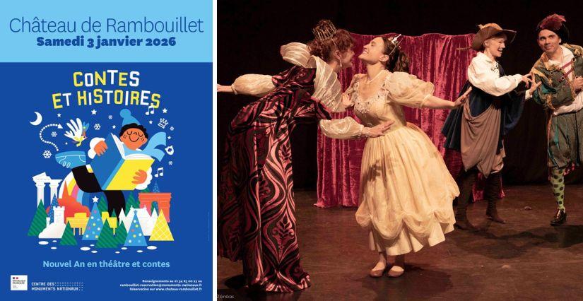 Contes et Histoires au Château de Rambouillet (78) : spectacle familial à partir de 5 ans 