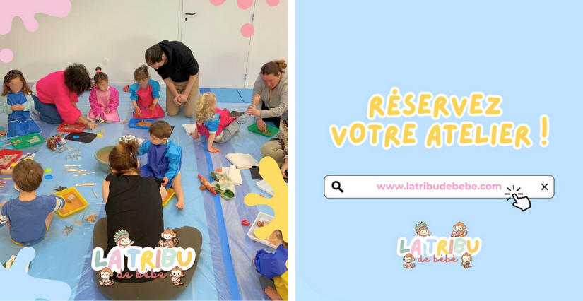 Le plein d'ateliers créatifs pour les vacances à la Tribu de Bébé (78)